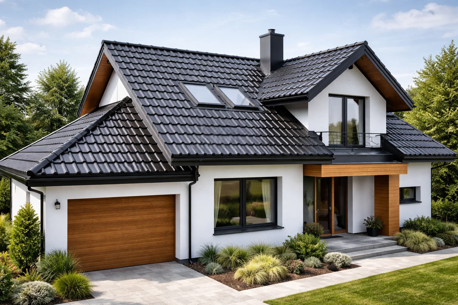 dach z blachodachówka